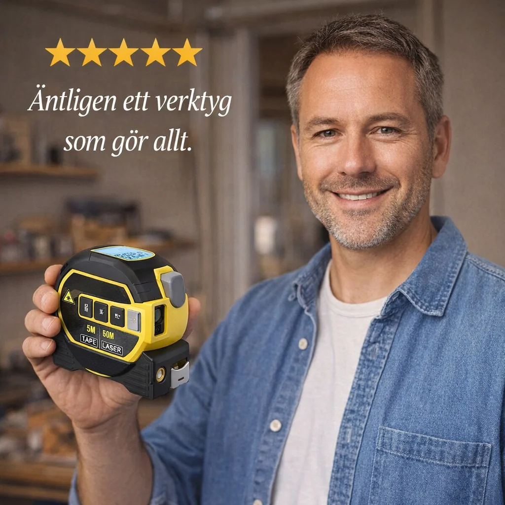 Almighty smart linjal för precision - lifestyle view